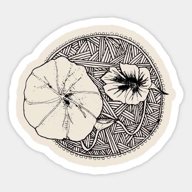 Nasturtium Sticker by FrejaFly